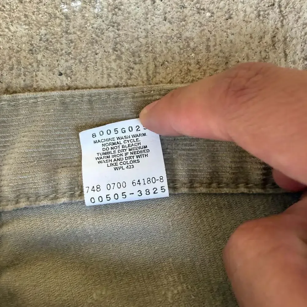 Vintage Levi's 505 Regular Fit Straight Leg Corduroy Pants W36 L30